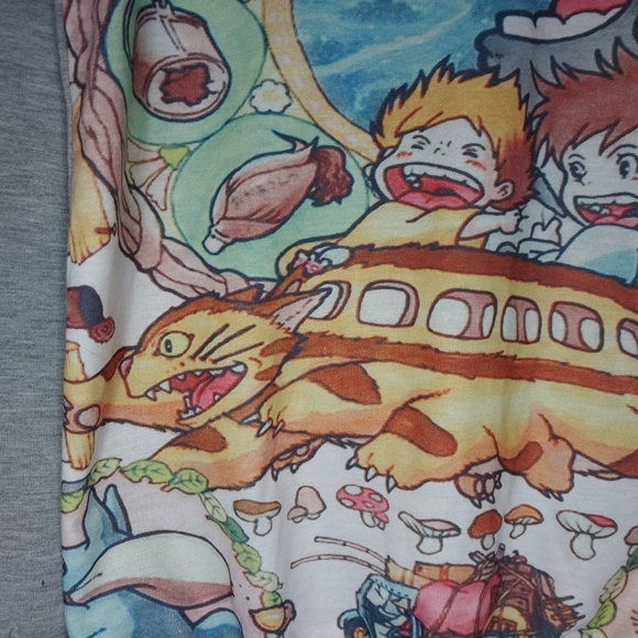 UGET Gray Totoro Crewneck Long Sleeve Top - Picture 4 of 8